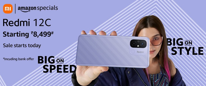 India Desire : Buy Redmi 12C @Price Of Rs 8999 On Amazon: First Sale @12PM On 6th April 2023, Specifications & Buy Online In India